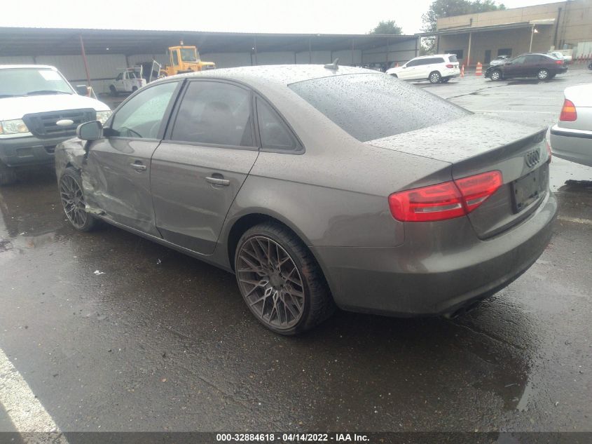 2014 AUDI A4 PREMIUM WAUAFAFL0EN019553