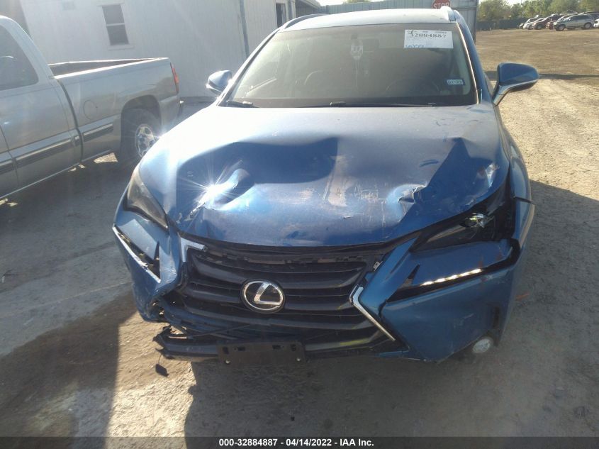 2016 LEXUS NX 200T JTJYARBZ6G2027764