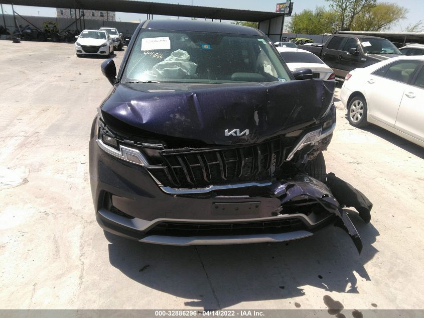 2022 KIA CARNIVAL LX KNDNB4H32N6091444