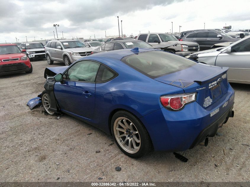 2015 SUBARU BRZ LIMITED JF1ZCAC10F9603095