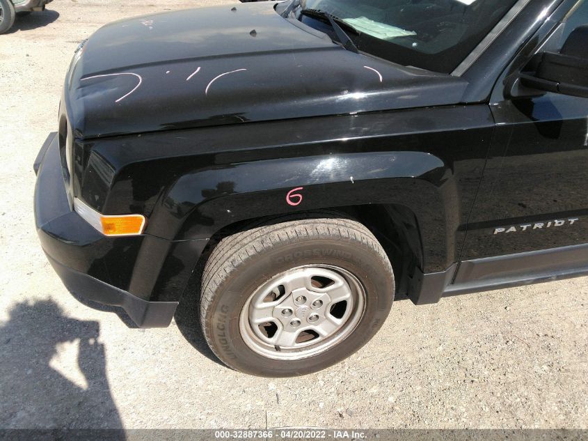 2016 JEEP PATRIOT SPORT 1C4NJPBB7GD507555