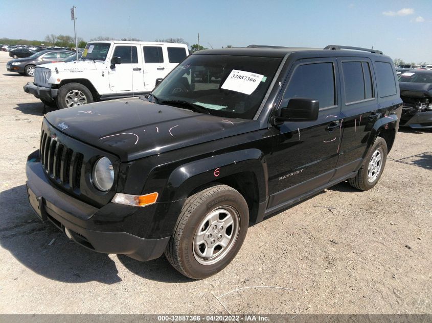 2016 JEEP PATRIOT SPORT 1C4NJPBB7GD507555