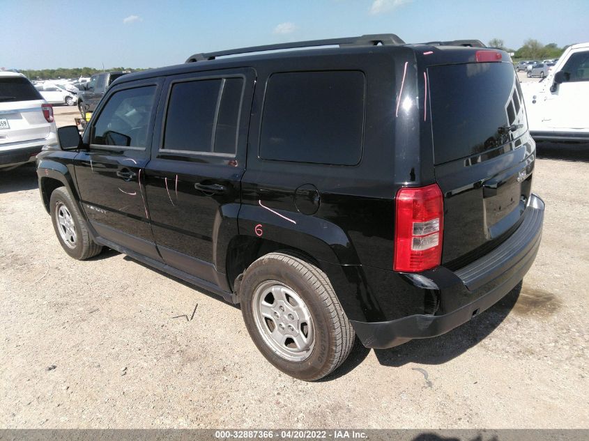 2016 JEEP PATRIOT SPORT 1C4NJPBB7GD507555