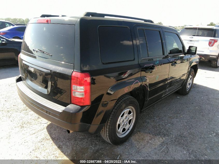 2016 JEEP PATRIOT SPORT 1C4NJPBB7GD507555