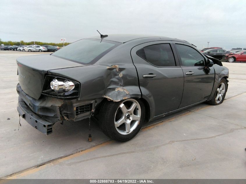 2013 DODGE AVENGER SXT 1C3CDZCB3DN768233