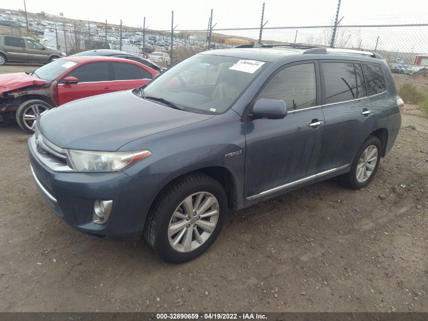 2013 TOYOTA HIGHLANDER HYBRID LIMITED JTEDC3EH4D2018645