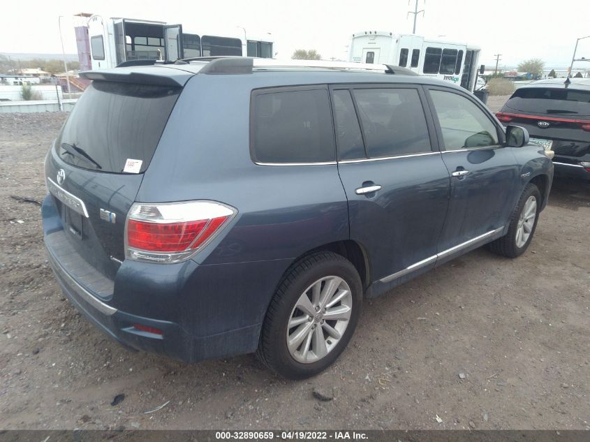 2013 TOYOTA HIGHLANDER HYBRID LIMITED JTEDC3EH4D2018645