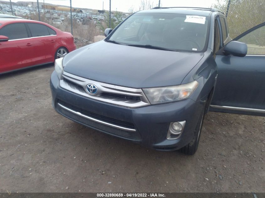 2013 TOYOTA HIGHLANDER HYBRID LIMITED JTEDC3EH4D2018645