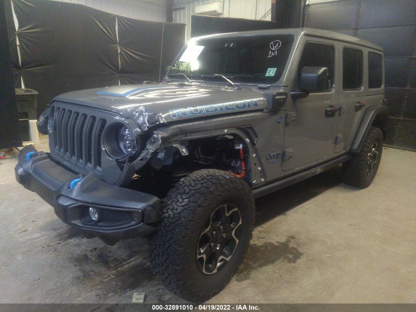 2021 JEEP WRANGLER 4XE UNLIMITED RUBICON 1C4JJXR60MW781543