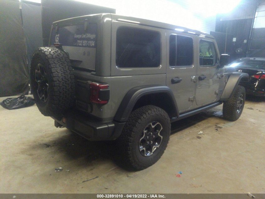 2021 JEEP WRANGLER 4XE UNLIMITED RUBICON 1C4JJXR60MW781543