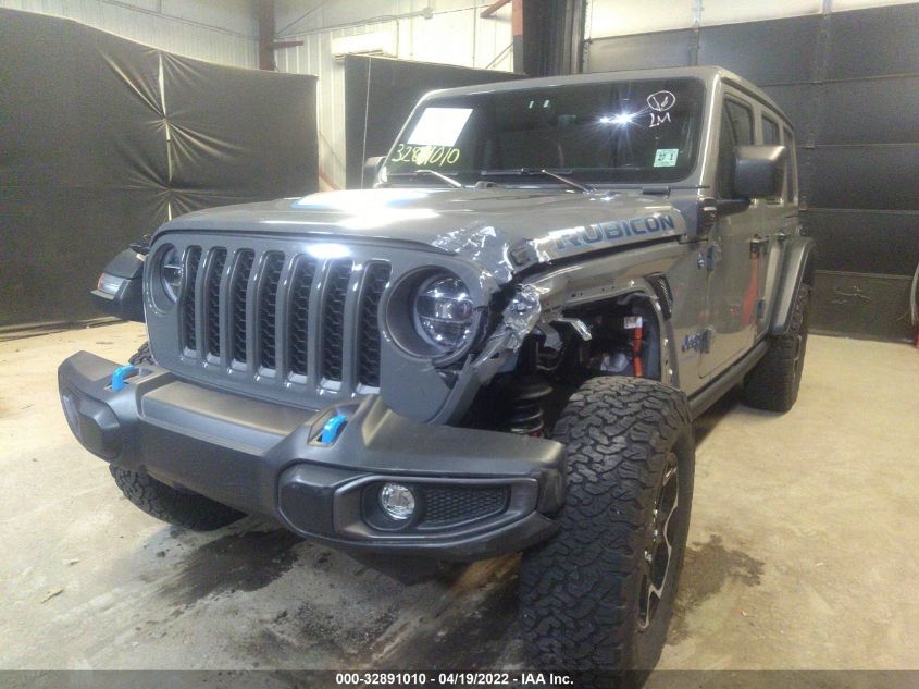 2021 JEEP WRANGLER 4XE UNLIMITED RUBICON 1C4JJXR60MW781543