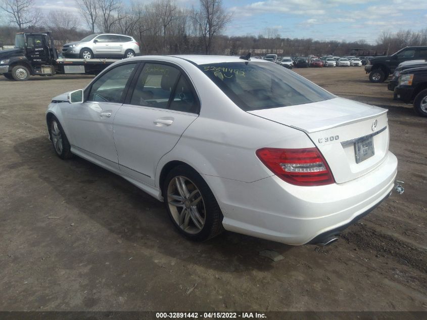 2014 MERCEDES-BENZ C-CLASS C 300 LUXURY WDDGF8AB8ER310918
