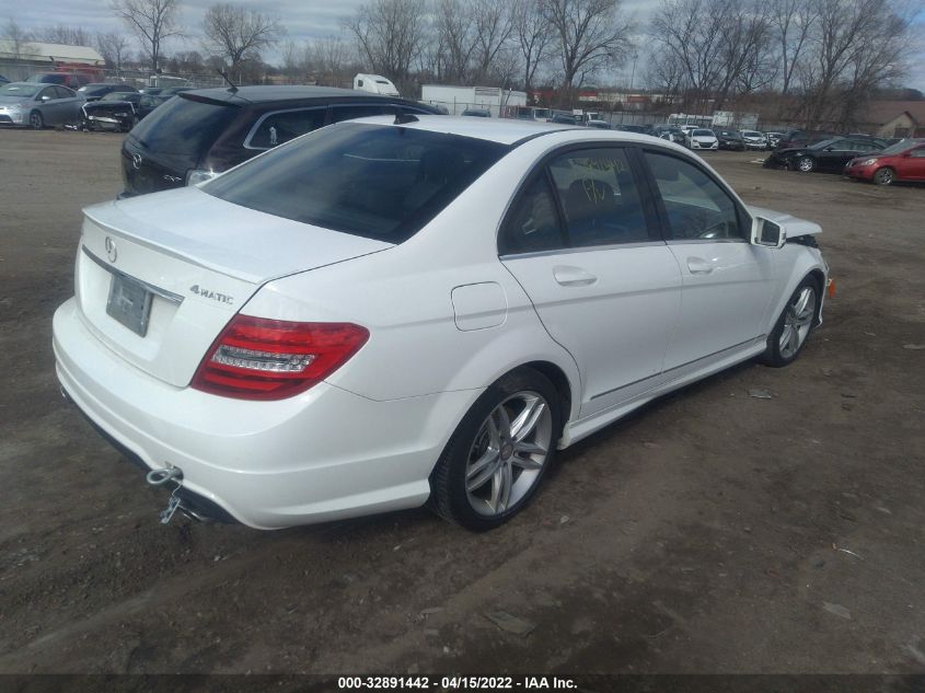 2014 MERCEDES-BENZ C-CLASS C 300 LUXURY WDDGF8AB8ER310918
