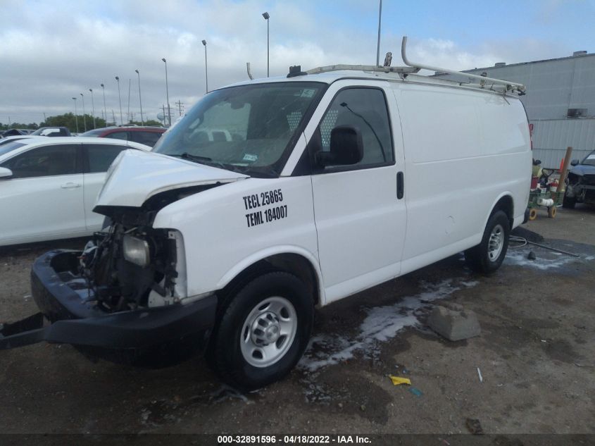 2016 CHEVROLET EXPRESS CARGO VAN 1GCWGAFF4G1139284