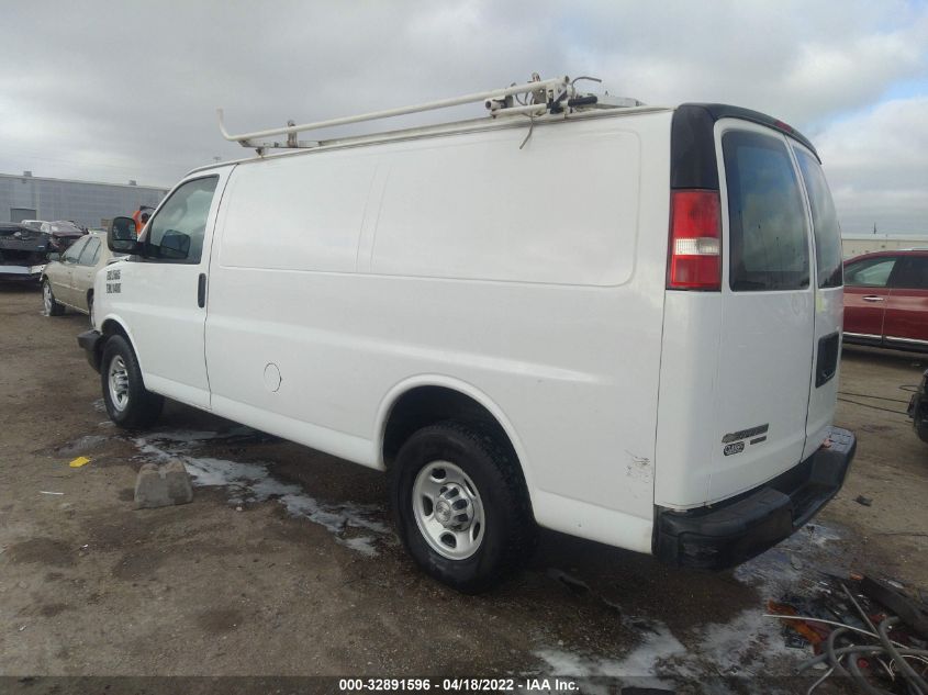 2016 CHEVROLET EXPRESS CARGO VAN 1GCWGAFF4G1139284