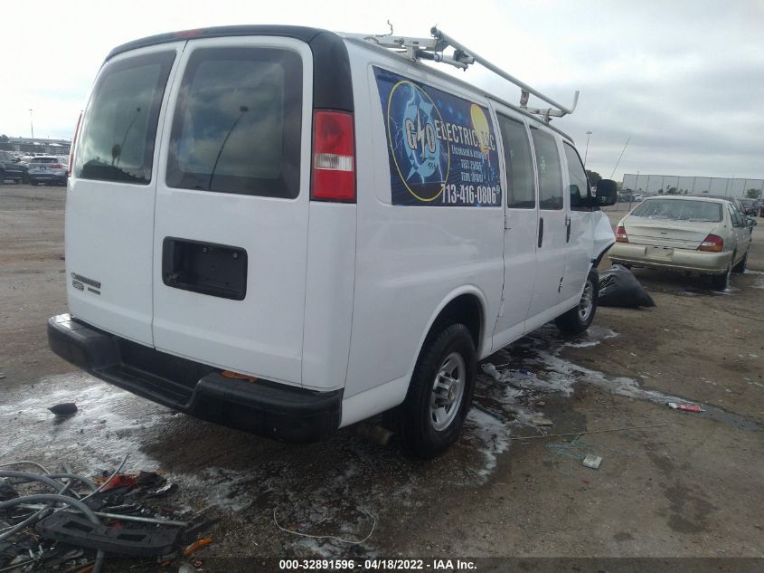 2016 CHEVROLET EXPRESS CARGO VAN 1GCWGAFF4G1139284