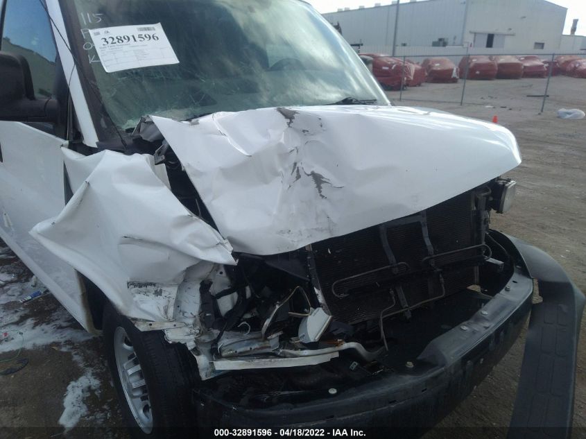 2016 CHEVROLET EXPRESS CARGO VAN 1GCWGAFF4G1139284