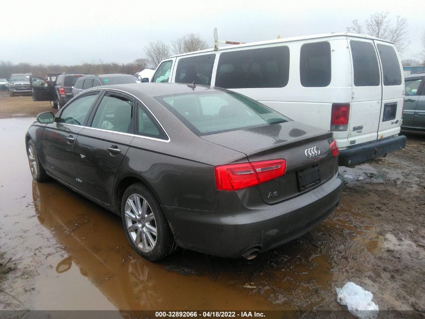 2013 AUDI A6 2.0T PREMIUM PLUS WAUGFBFCXDN044667