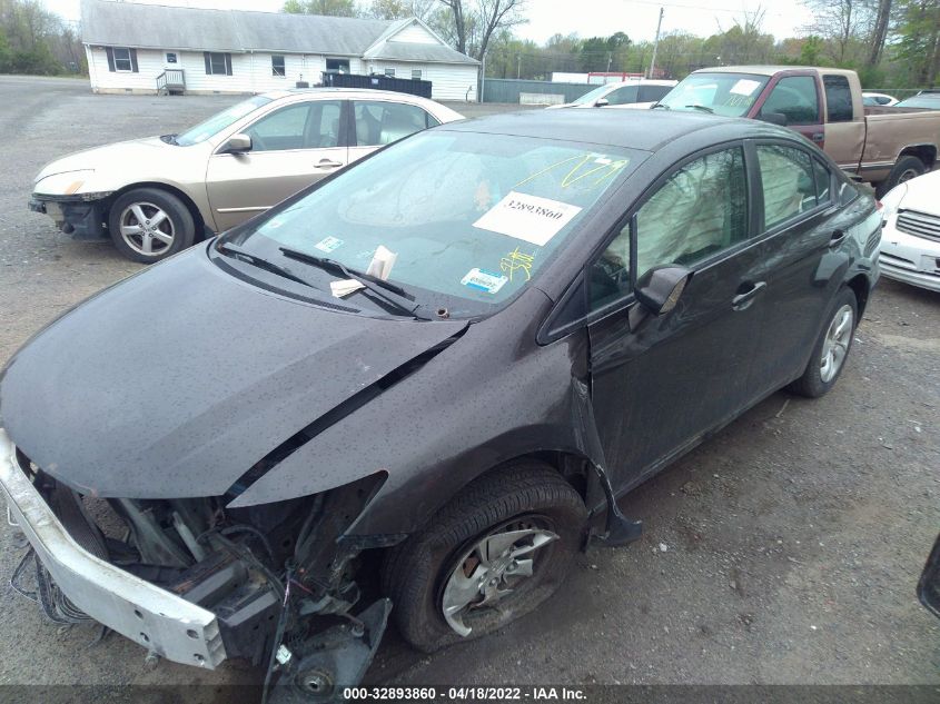2013 HONDA CIVIC SDN LX 19XFB2F55DE251421