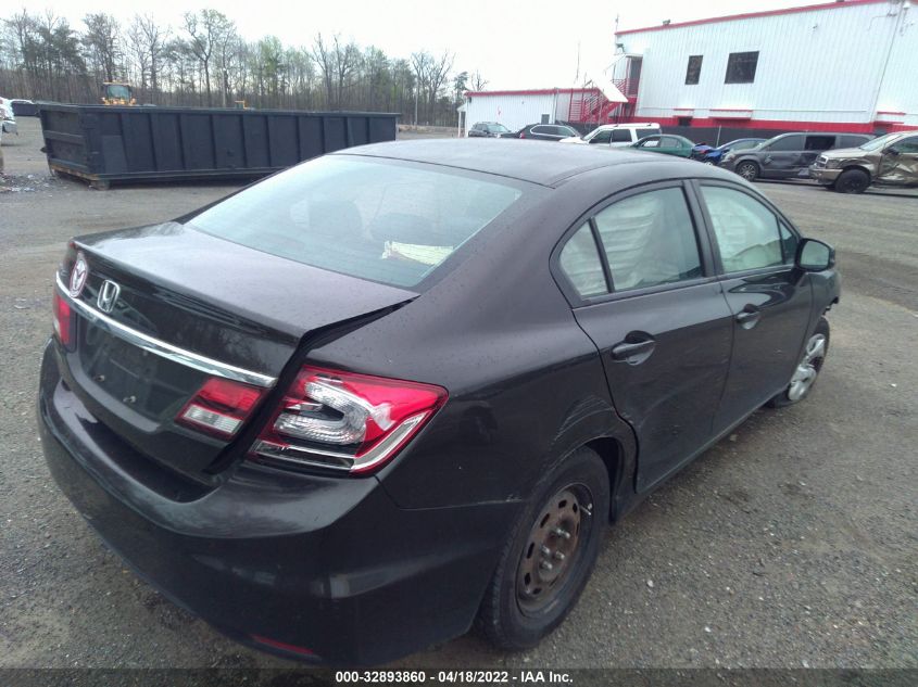 2013 HONDA CIVIC SDN LX 19XFB2F55DE251421