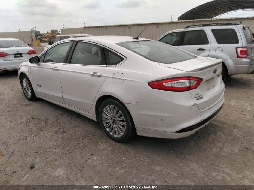 2014 FORD FUSION ENERGI TITANIUM 3FA6P0SU5ER254760