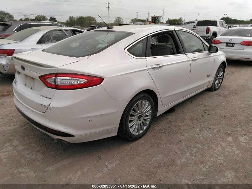 2014 FORD FUSION ENERGI TITANIUM 3FA6P0SU5ER254760