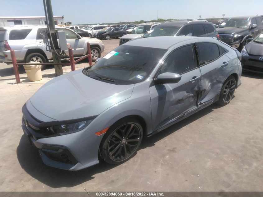 2020 HONDA CIVIC HATCHBACK SPORT SHHFK7H40LU204029