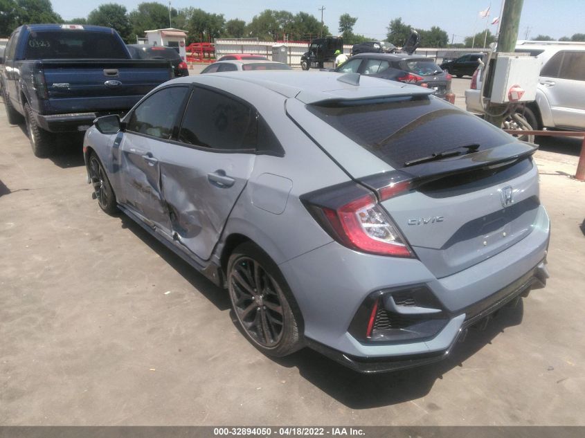 2020 HONDA CIVIC HATCHBACK SPORT SHHFK7H40LU204029