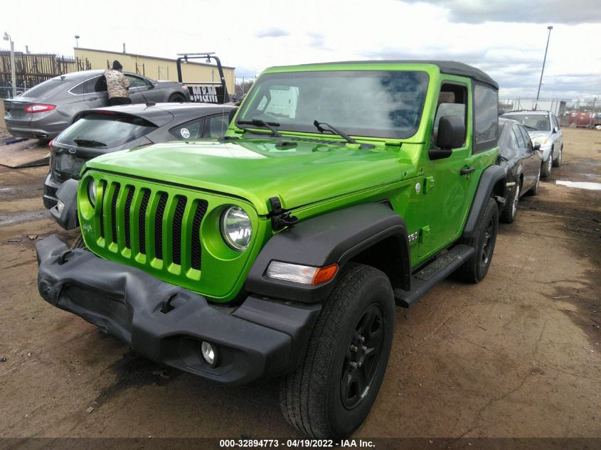 2019 JEEP WRANGLER SPORT 1C4GJXAN8KW521658