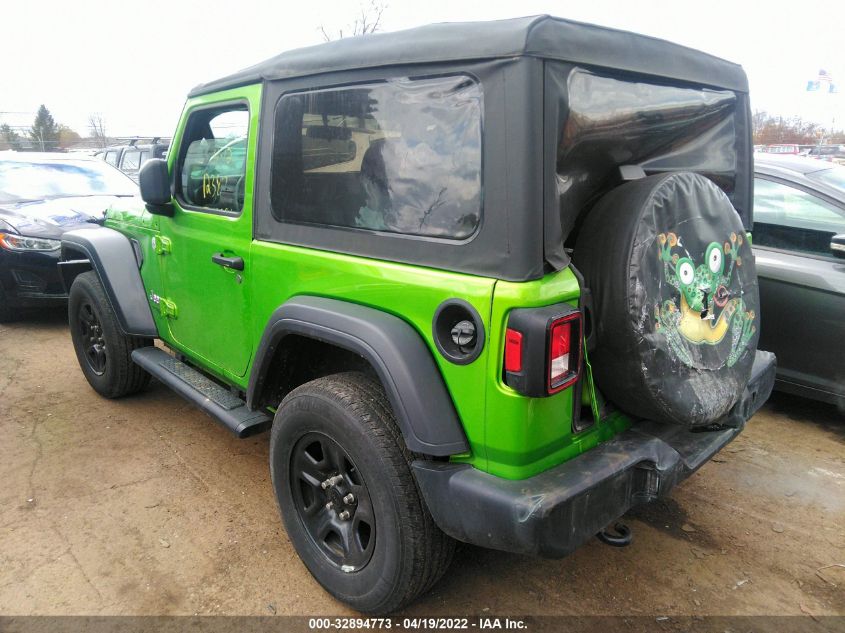 2019 JEEP WRANGLER SPORT 1C4GJXAN8KW521658