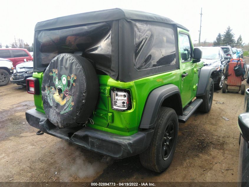 2019 JEEP WRANGLER SPORT 1C4GJXAN8KW521658