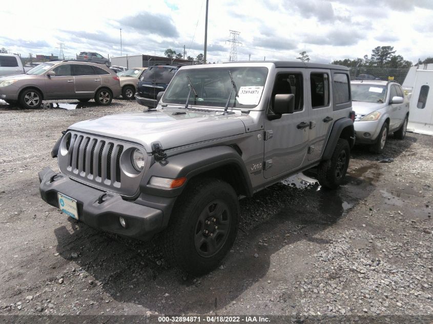 2018 JEEP WRANGLER UNLIMITED SPORT 1C4HJXDN7JW222550