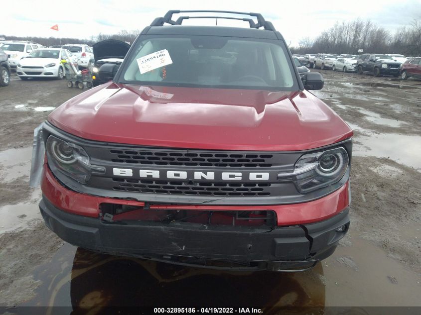 2021 FORD BRONCO SPORT BADLANDS 3FMCR9D96MRA06807