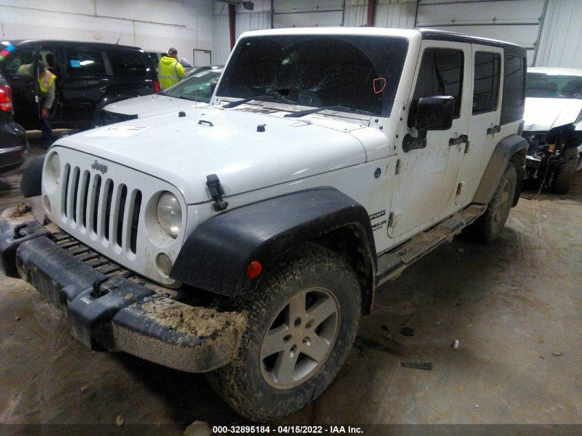 2016 JEEP WRANGLER UNLIMITED SPORT RHD 1C4BJWKG9GL134999