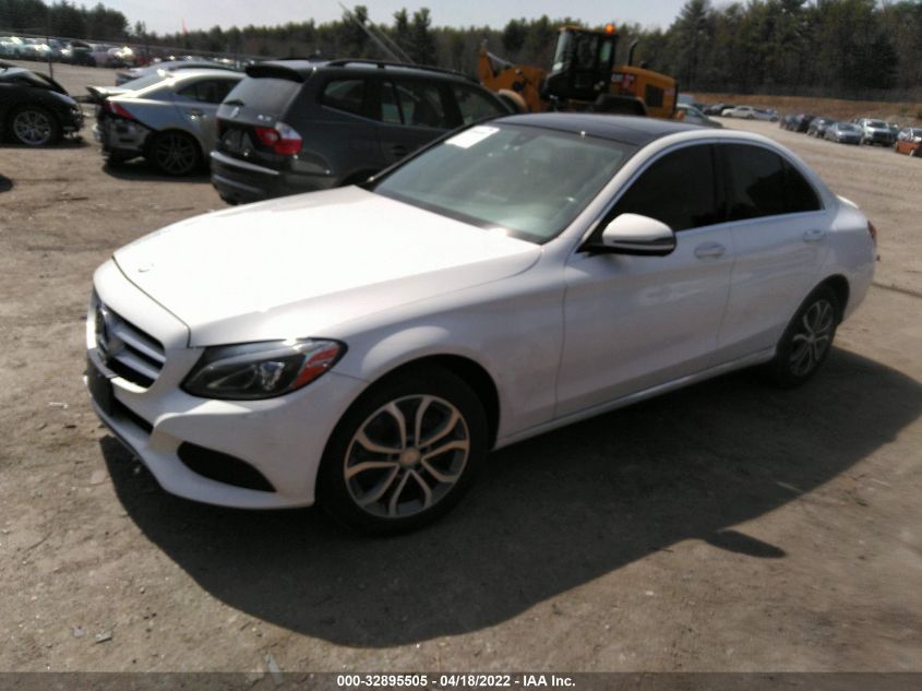 2016 MERCEDES-BENZ C-CLASS C 300 55SWF4KB5GU104377