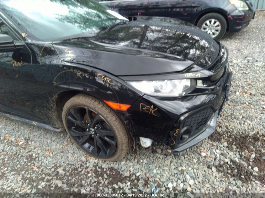 2018 HONDA CIVIC HATCHBACK SPORT SHHFK7H4XJU405787