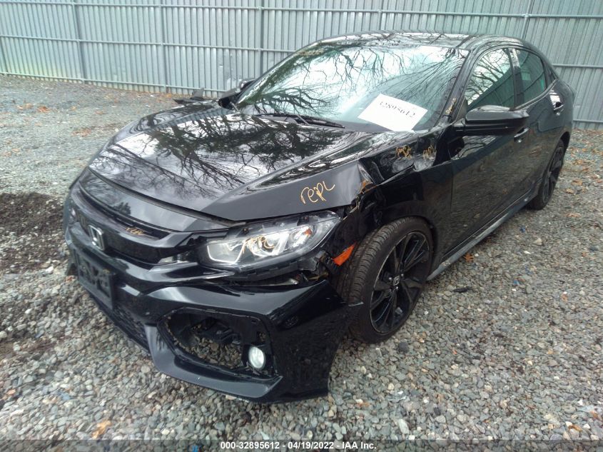 2018 HONDA CIVIC HATCHBACK SPORT SHHFK7H4XJU405787