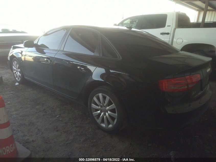 2014 AUDI A4 PREMIUM WAUAFAFL8EN024001