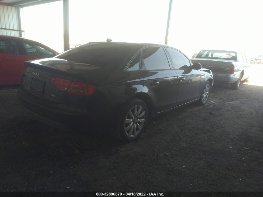 2014 AUDI A4 PREMIUM WAUAFAFL8EN024001