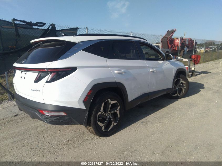 2022 HYUNDAI TUCSON HYBRID LIMITED KM8JECA18NU039171