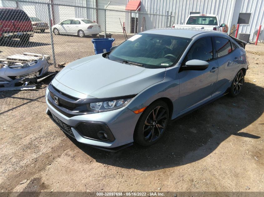 2017 HONDA CIVIC HATCHBACK SPORT SHHFK7H46HU218976