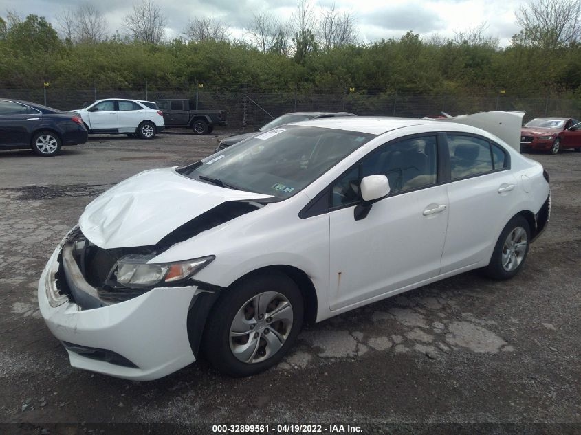 2013 HONDA CIVIC SDN LX 19XFB2F50DE222957