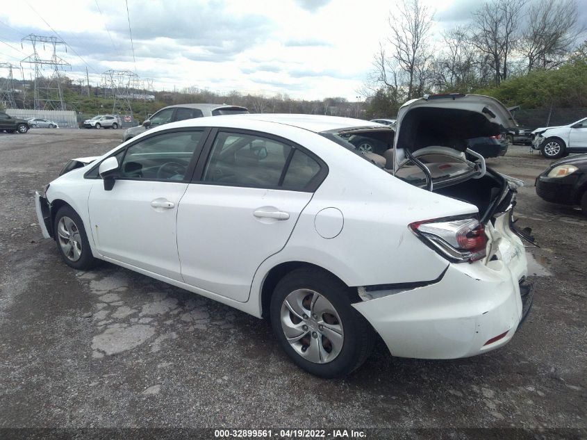 2013 HONDA CIVIC SDN LX 19XFB2F50DE222957