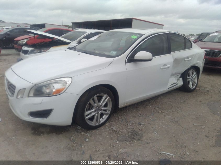 2013 VOLVO S60 T5 YV1612FS5D2188787
