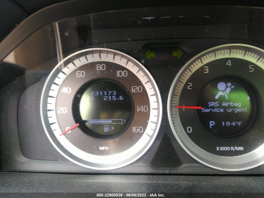 2013 VOLVO S60 T5 YV1612FS5D2188787