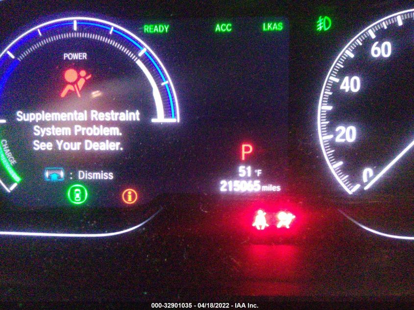 2019 HONDA INSIGHT TOURING 19XZE4F97KE029656