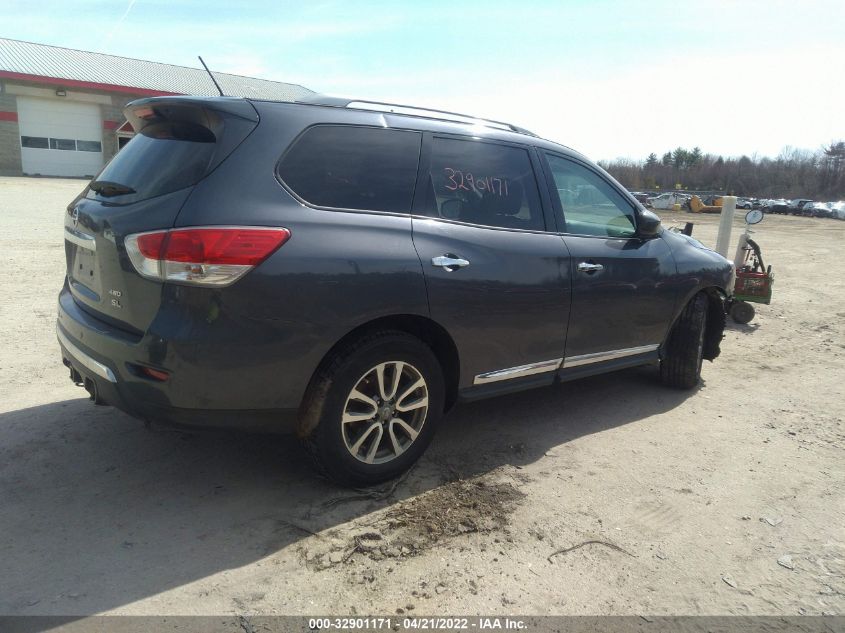 2014 NISSAN PATHFINDER SL 5N1AR2MM3EC600788