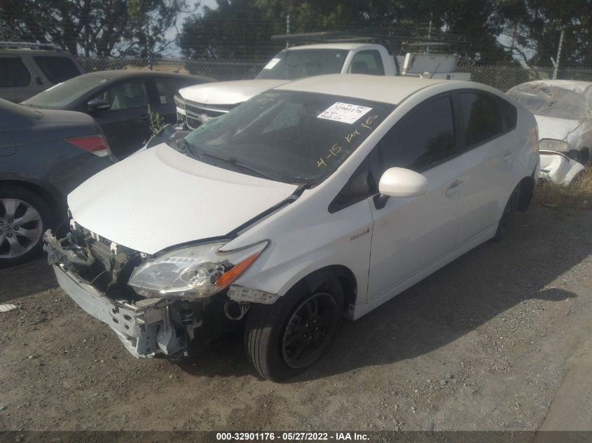 2015 TOYOTA PRIUS FOUR JTDKN3DU0F0476007