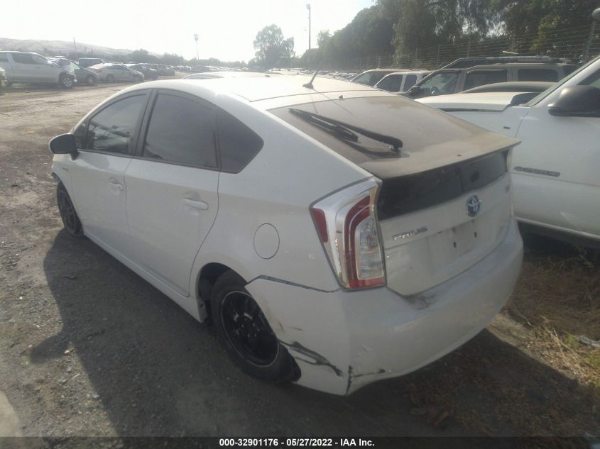 2015 TOYOTA PRIUS FOUR JTDKN3DU0F0476007