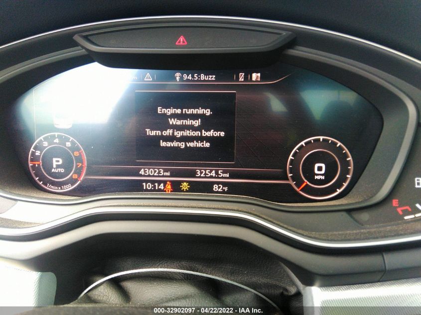 2017 AUDI A4 SEASON OF AUDI ULTRA WAUKMAF49HN042188